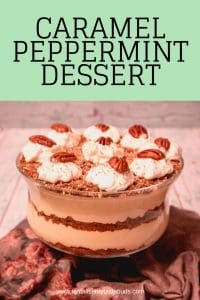 Peppermint Crisp Caramel Mousse dessert