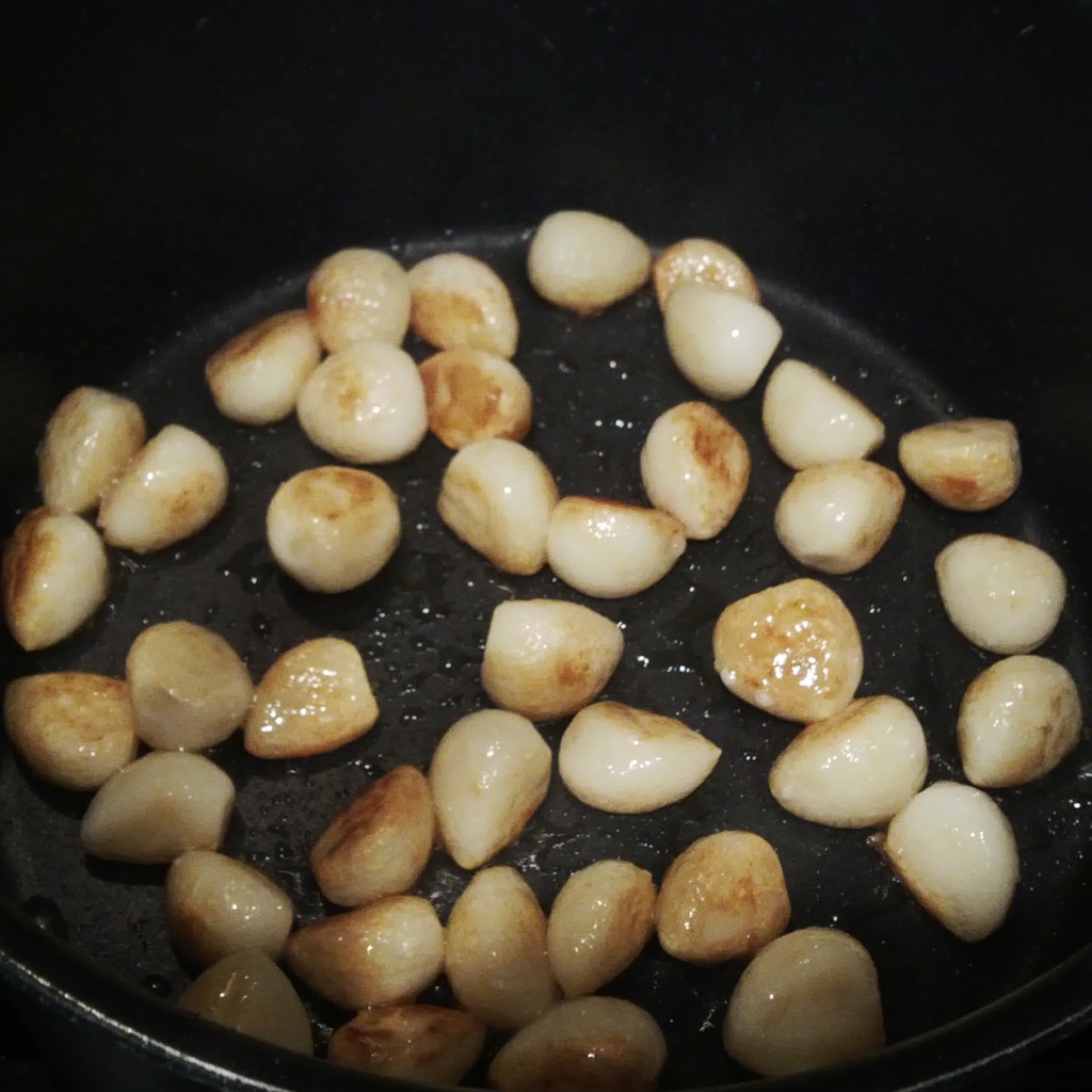 Sauteed garlic