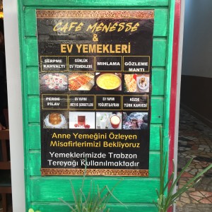 Cafe Menesse menu