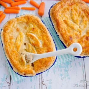 Chicken and mushroom pie