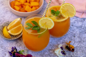 Mango and orange aguas frescas 1