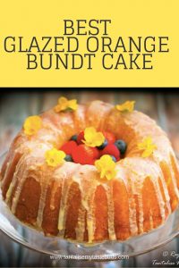 Best Glazed Orange Bundt cake
