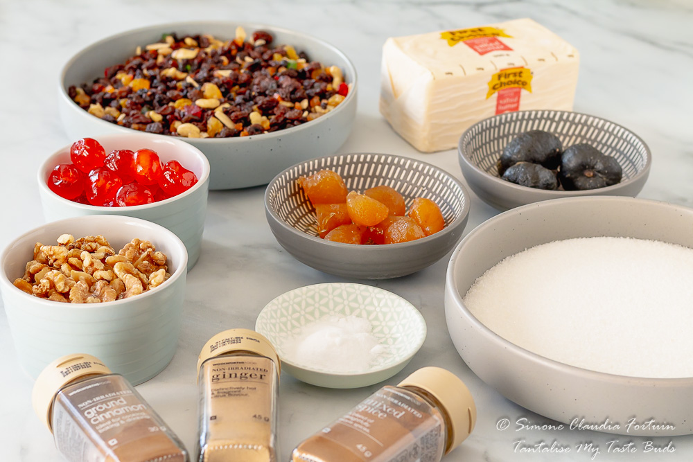 Old Fashioned Spiced Boiled Fruit Cake ingredients