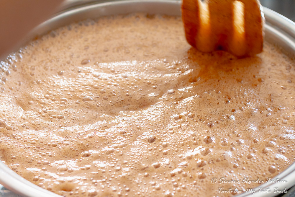 Boiling Fruit Cake mixture