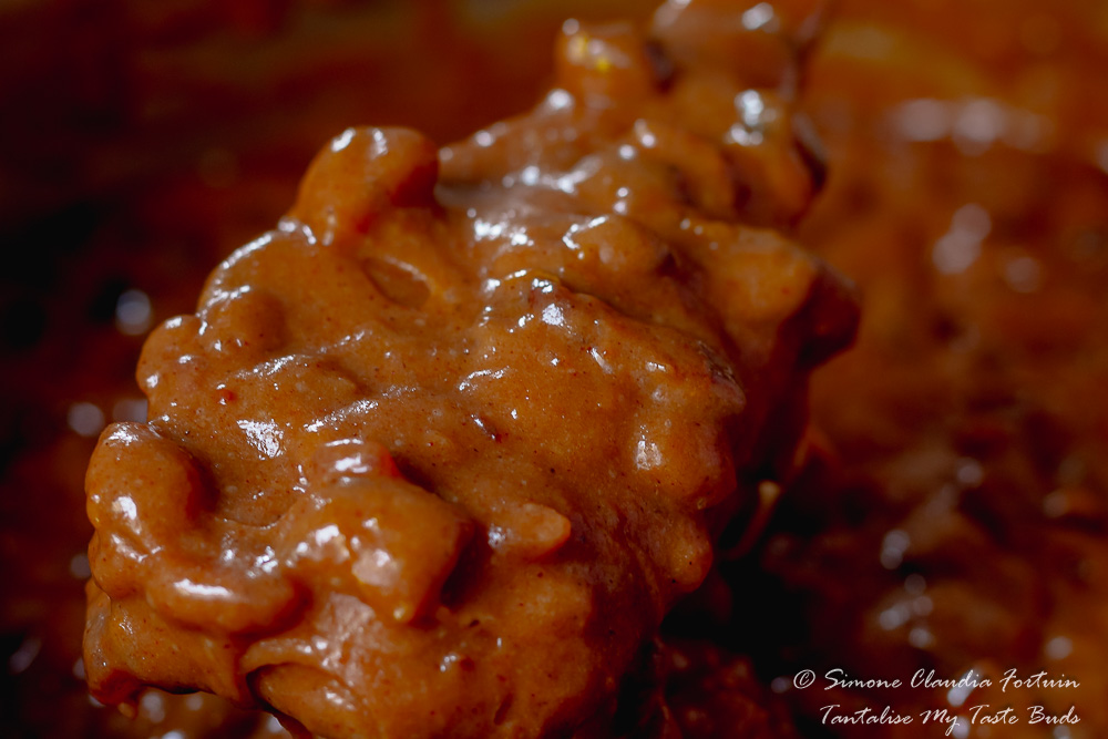 Old Fashioned Spiced Boiled Fruit Cake batter
