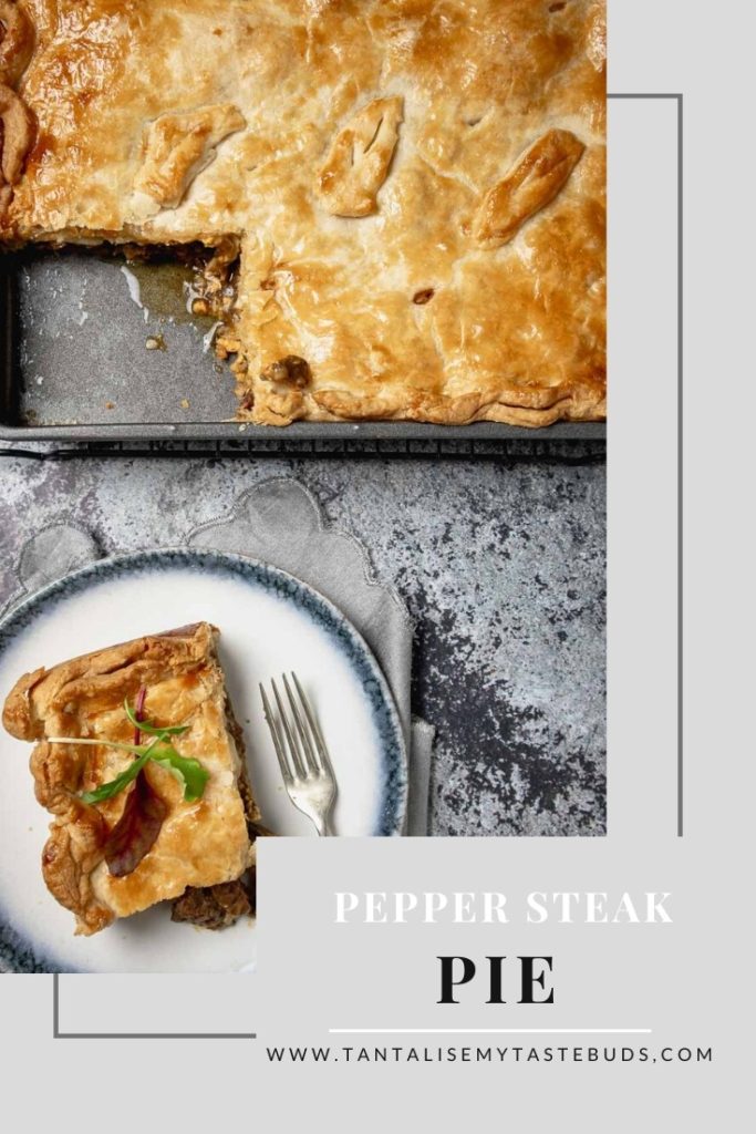 Cape Malay Pepper Steak Pie for 1