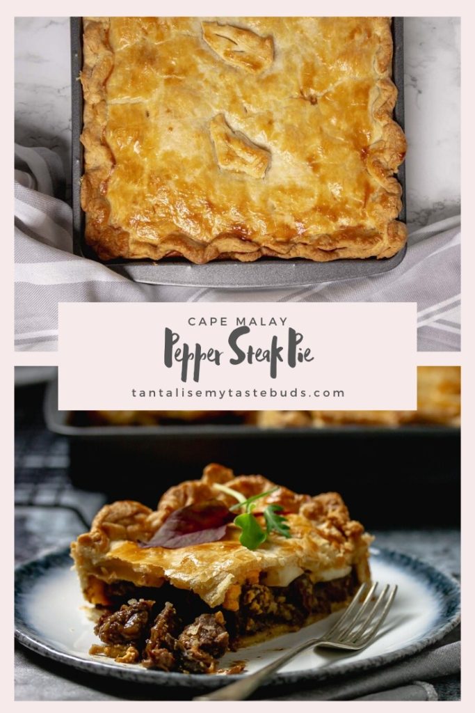 Cape Malay Pepper Steak Pie pin