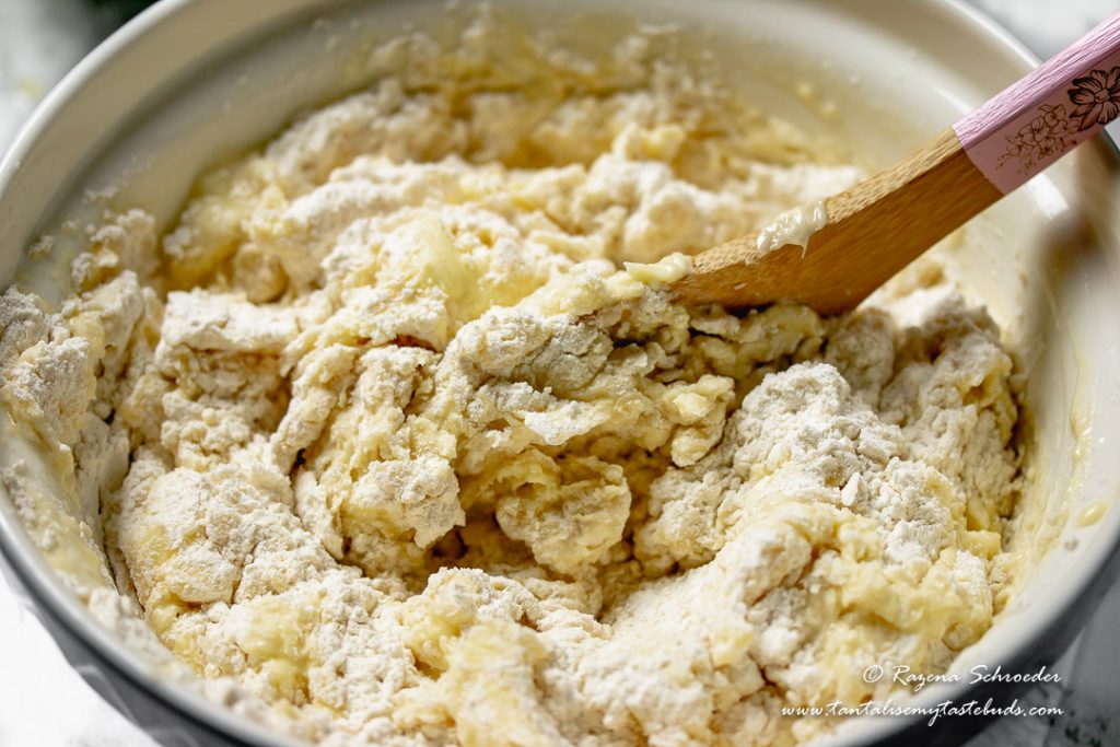 Flaky pastry dough
