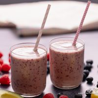 Low Carb Healthy Berry Smoothie