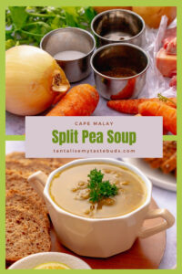 Cape Malay Split Pea soup recipe pin2
