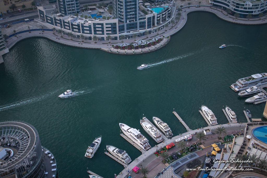 Dubai Marina bird's eye view