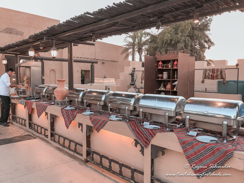 Dubai evening desert safari hot buffet