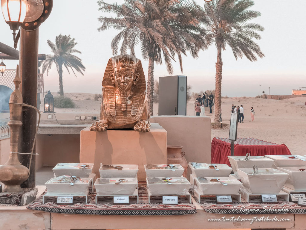 Dubai evening desert safari desserts