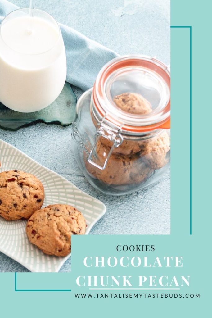 Chocolate Chunk Pecan cookies pin2