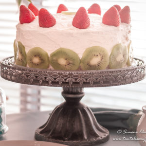 Strawberry Vanilla Cake