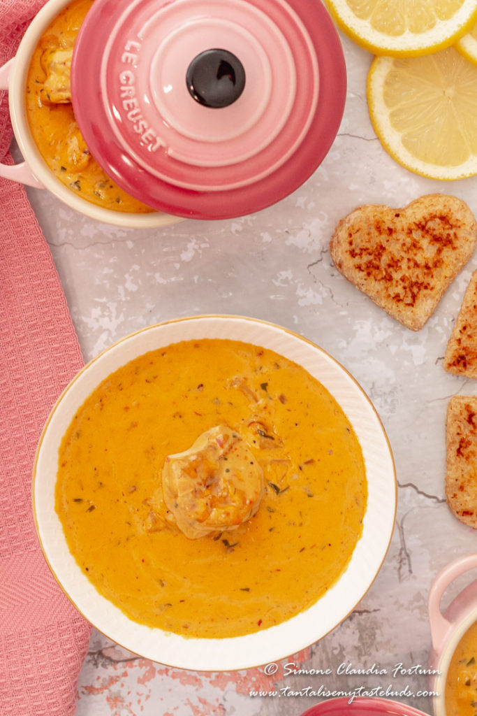 Velvety Prawn Coconut Curry Soup dinner