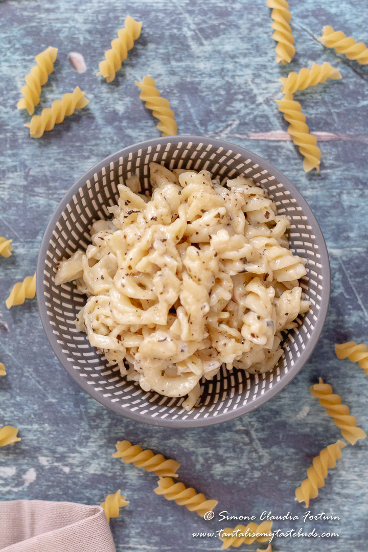 Soulsatisfying Creamy Garlic Fusilli Pasta Recipe Tantalise My Taste Buds