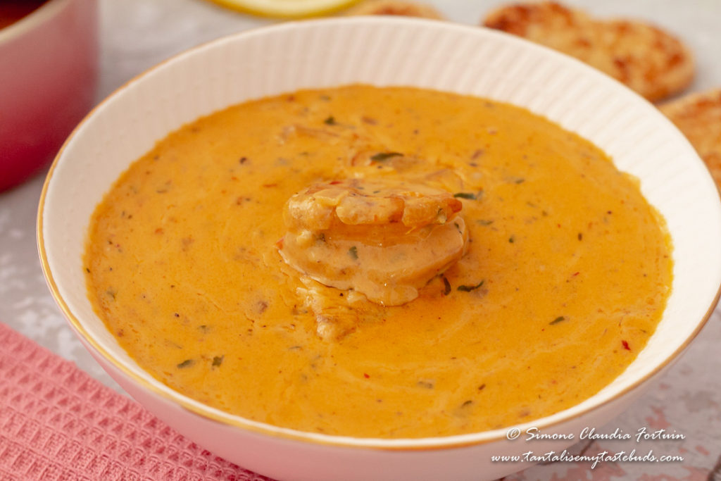 Velvety Prawn Coconut Curry Soup tureen