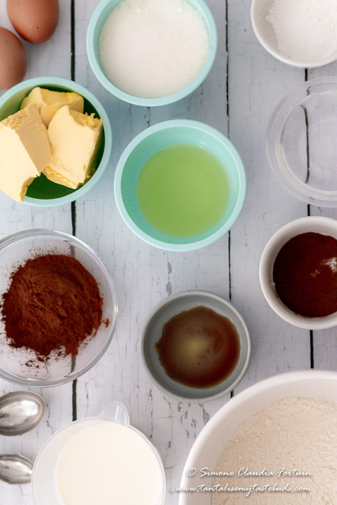 Moist chocolate slab cake recipe ingredients