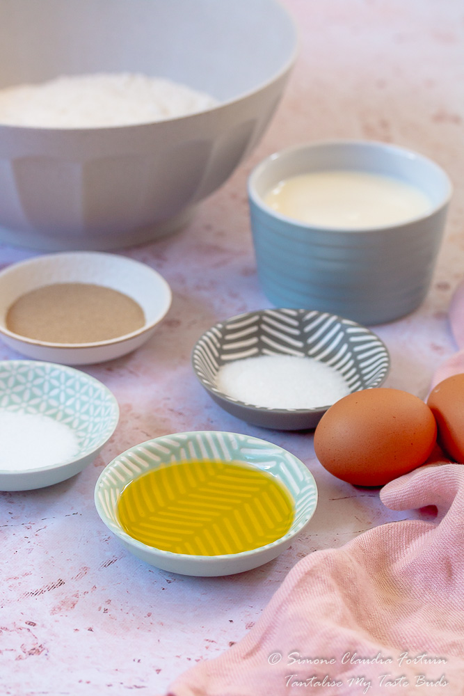 Homemade Farmhouse White Bread recipe ingredients