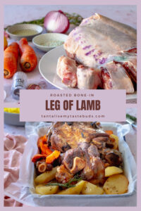 Roasted Bone-in Leg of Lamb pin 2