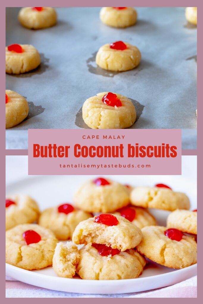 Cape Malay Butter Coconut biscuits pin 2